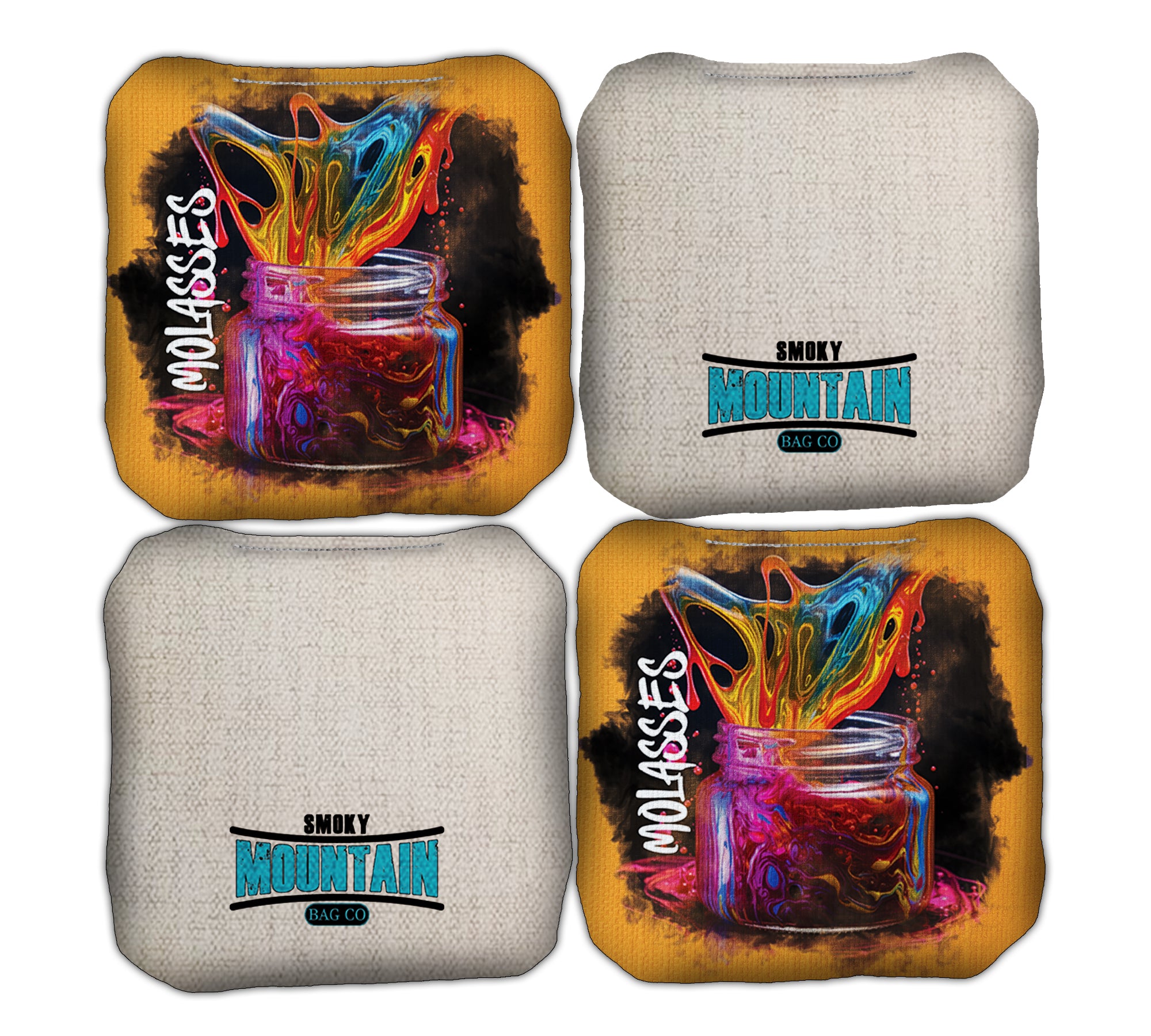 Molasses (Carpet) - Professional Cornhole Bags - Set of 4 Bags - Speed 3/5